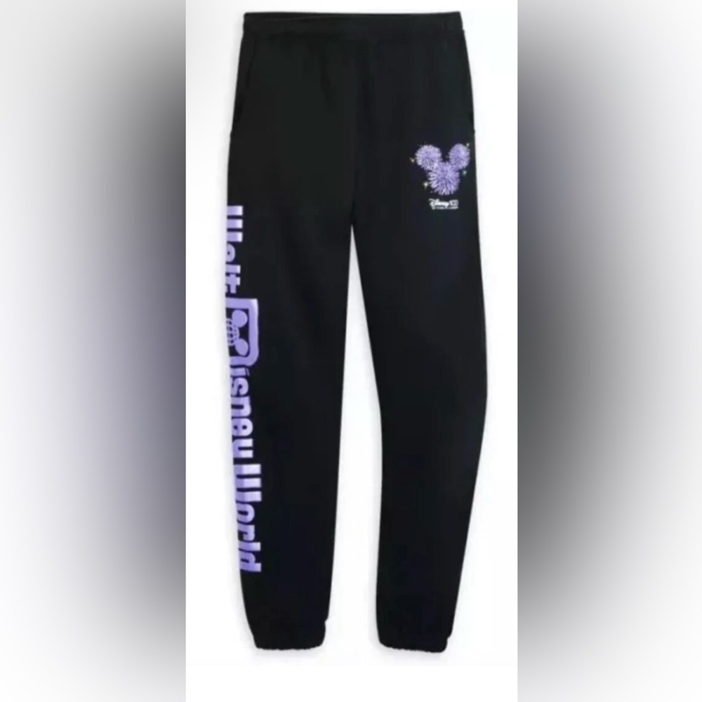 Disney 100 Walt Disney World Sweatpants Womens M Joggers NWT